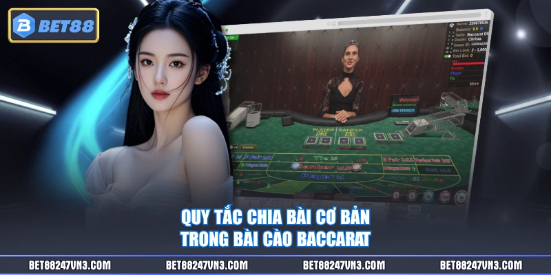 Quy tắc chia bài cơ bản trong Bài Cào Baccarat